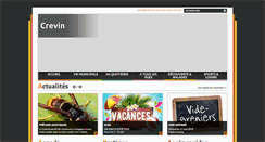 Desktop Screenshot of crevin.fr